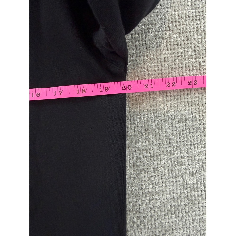 Reebok Patent‎ Hoodie Mens S Black Fleece Pullover Hand Pocket Active Outdoor - Picture 9 of 11